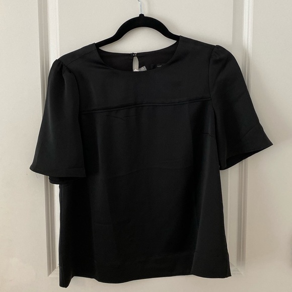 JCREW | Hammered Satin Top - Picture 5 of 8